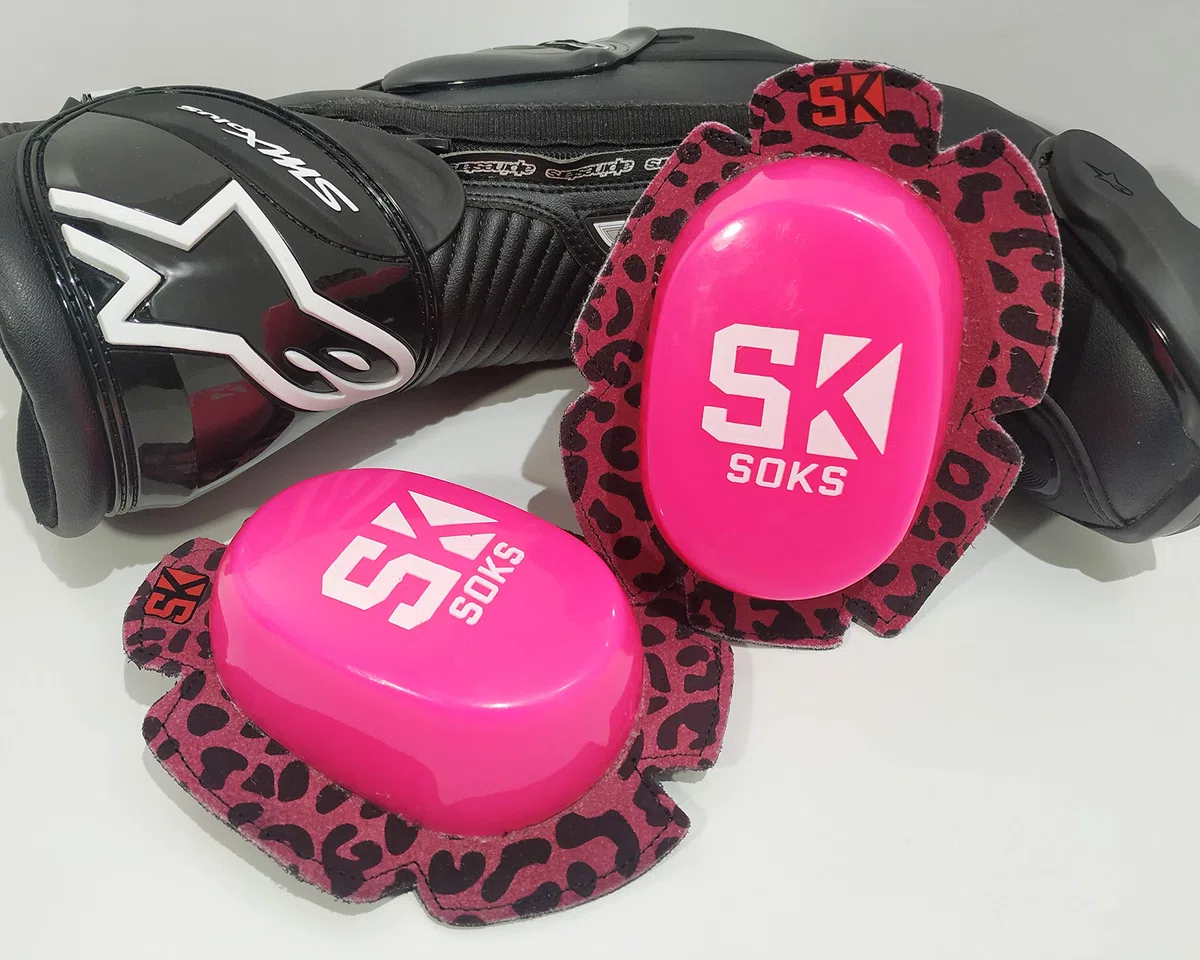 SOKS Deslizaderas para mono | POLE Leopard Rosa Fluor