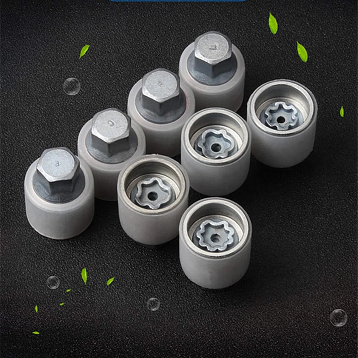 1 UNIDS NONENAME_Null / FIT para Audi A1 A5 A3 A4L A6L A7 Q3 Q5 A8 TT R8 Tornillo Antirrobo ANULO Torno DE ROUR TRANSMBILLO HERRAMIENTE MANGUELO Duradero y rentable (Color Name : F)