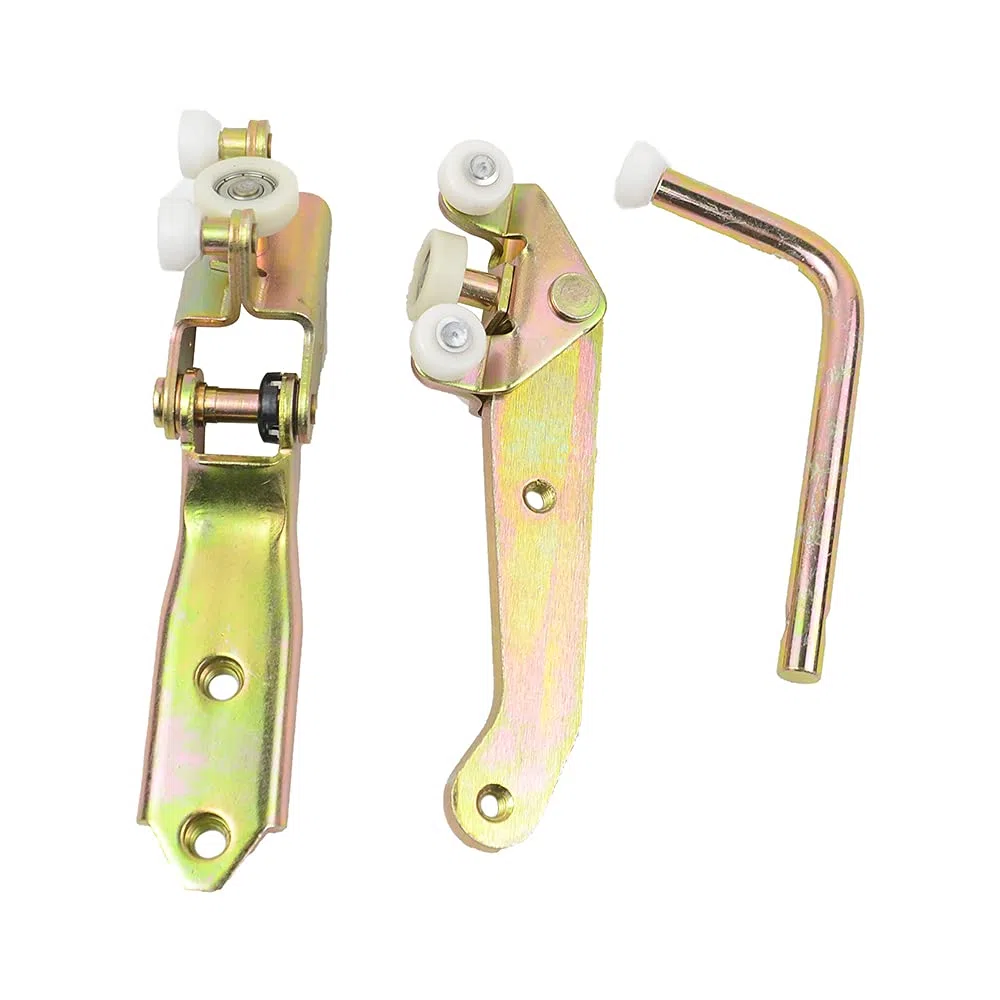 3 guías de rodillos para puerta corredera derecha, guía de rodillos superior, central e inferior, para puertas correderas compatibles con T4 1990-2004 701843336A 701843436 701843406B