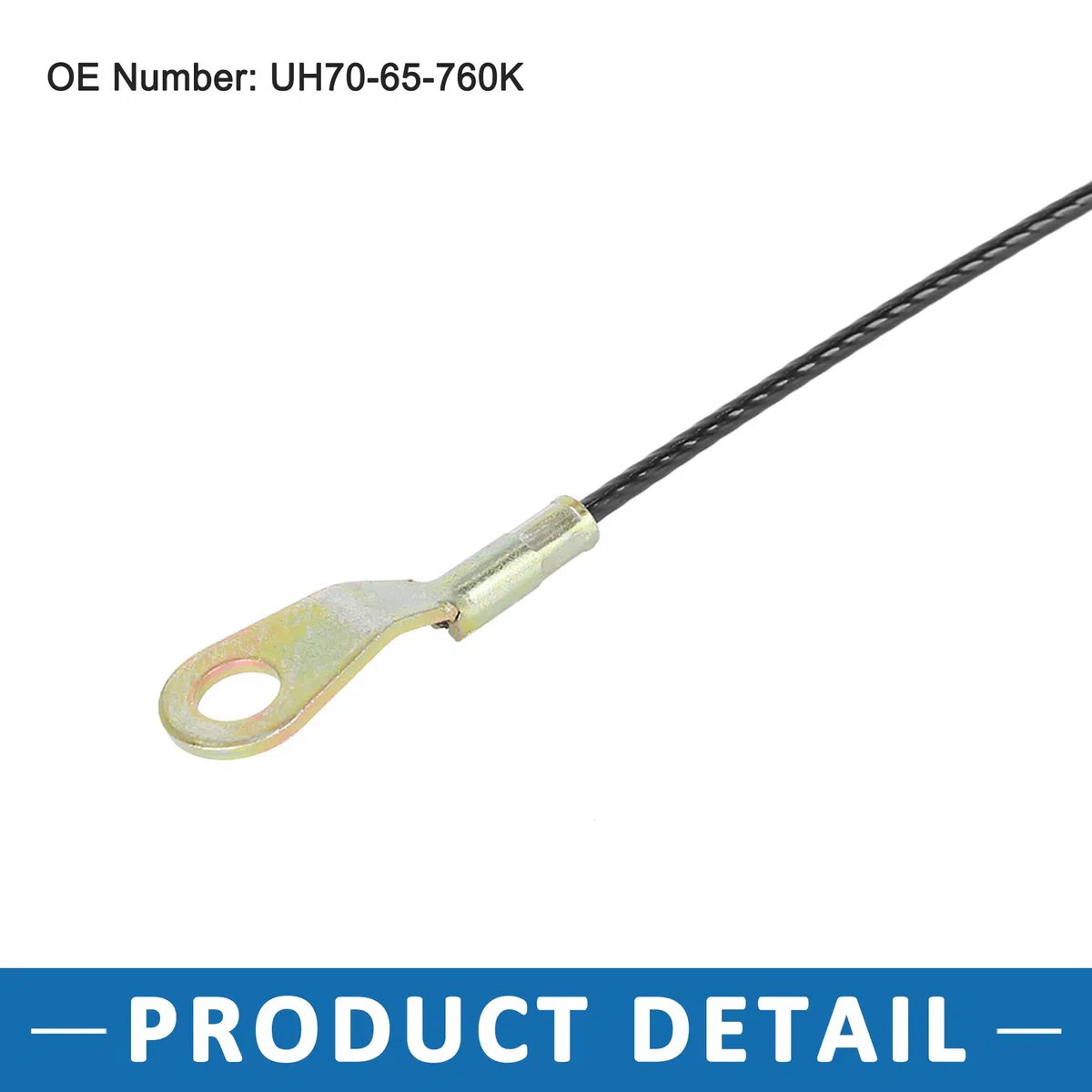 A ABSOPRO Puerta Trasera Alambre Cable Correa UH7065760K para Ford para Ranger (Juego de 2)
