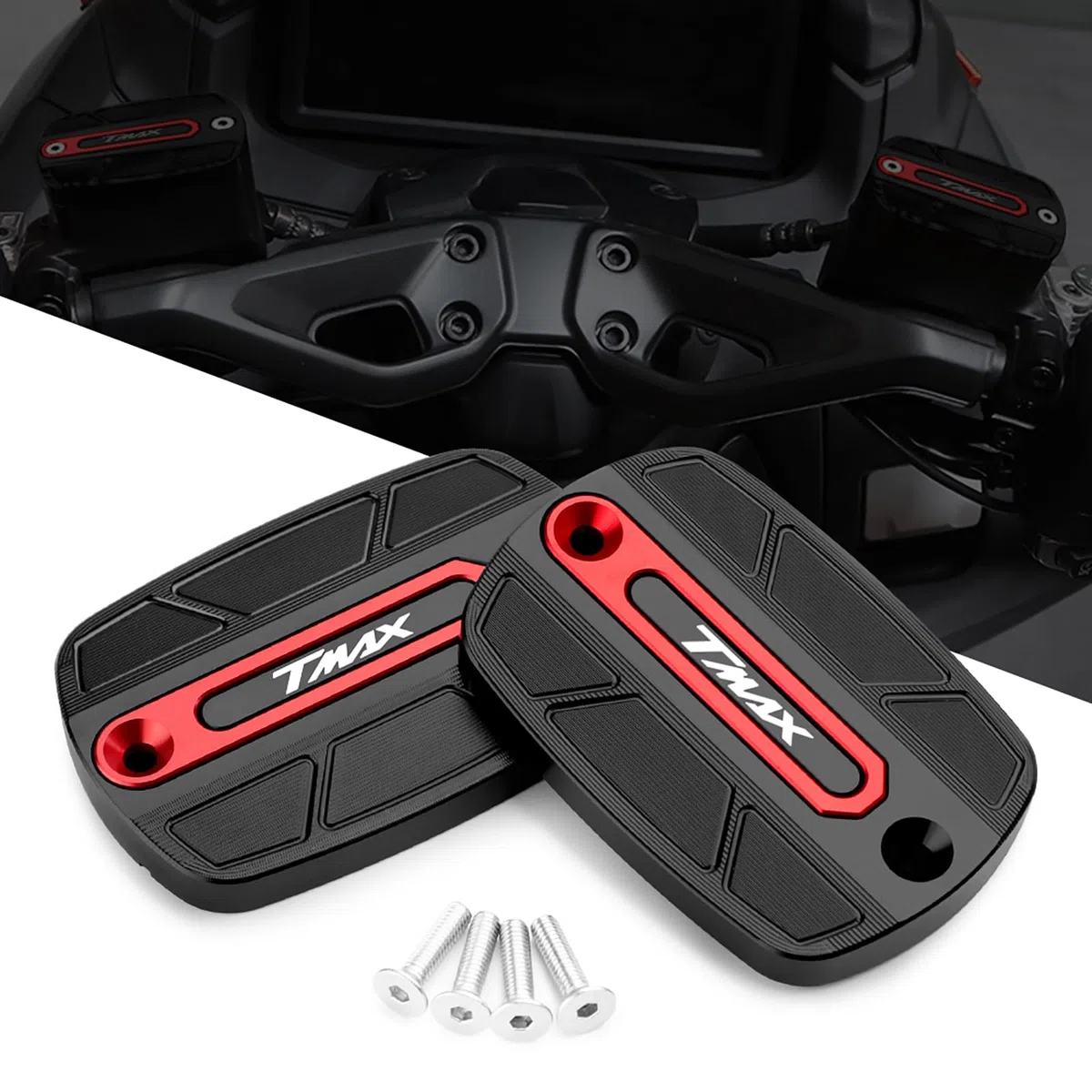 Motocicleta Tapa del Depósito del Líquido de Frenos Delantero para TMAX560 Tech Max Tmax Tmax 560 2020-2024; Tmax500 2004-2011; Tmax530 DX SX 2012-2019