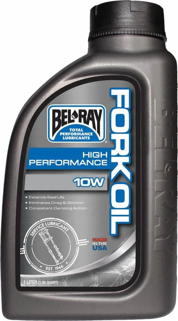 BEL RAY - 36002 : Botella 1 L Aceite Bel-Ray Horquilla High Performance 10W