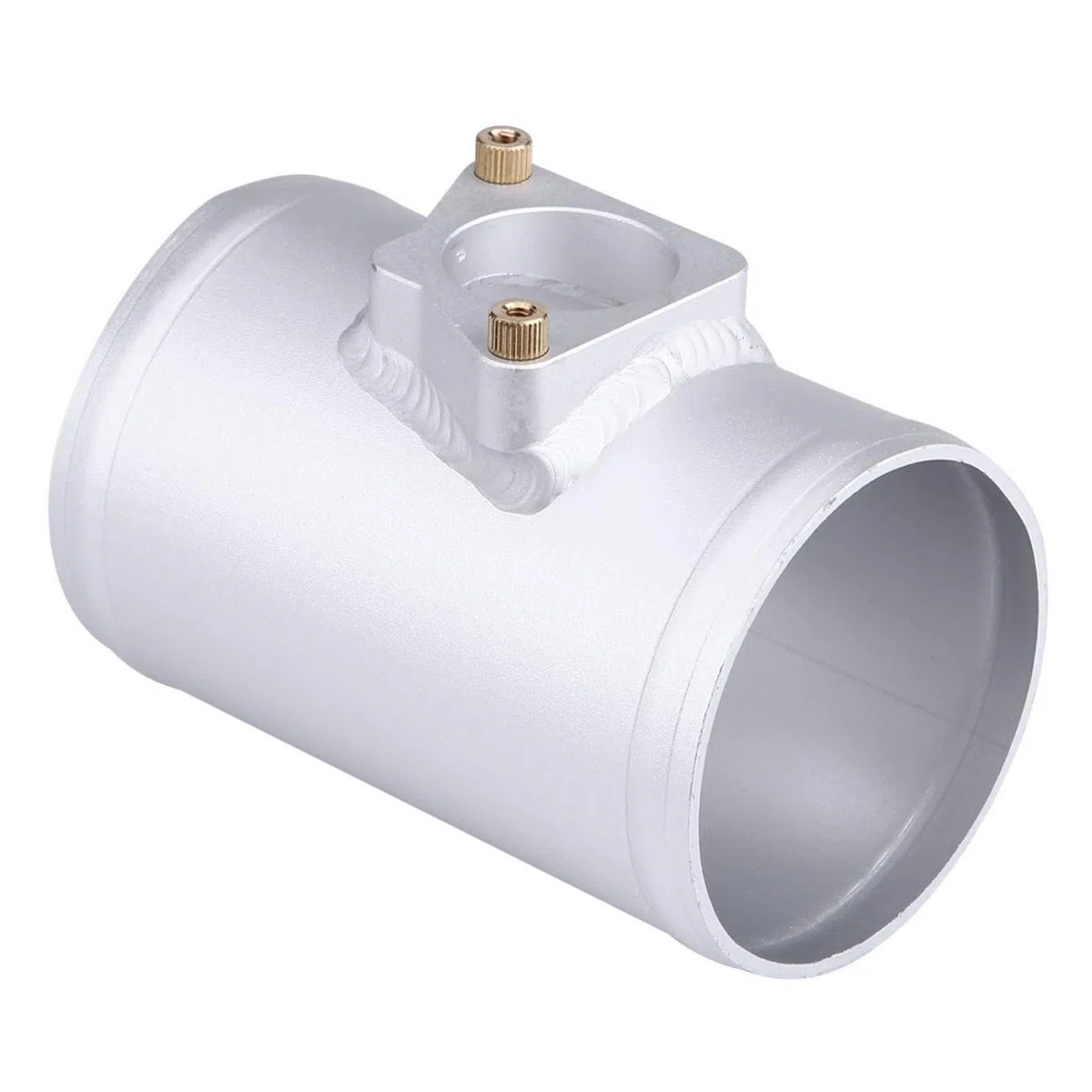KIMISS Adaptador de Sensor de Flujo de Aire masivo, Adaptador de Sensor de Flujo de Aire, Base de Montaje del medidor de admisión para 3 6 75mm