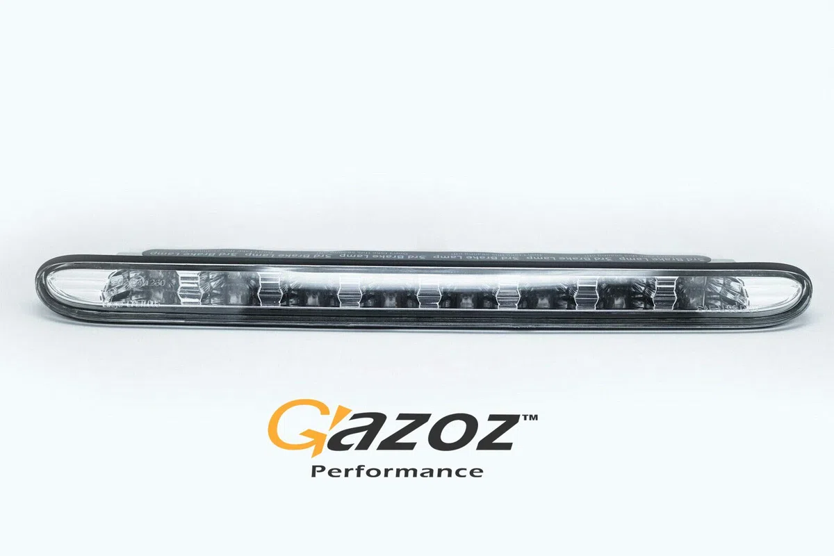 Tercera luz de freno LED roja/lente transparente para Peugeot 01-08 206 cc