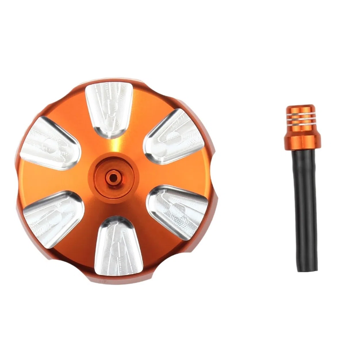 Tapa del Tanque Ajuste para KT-M SX SXF XC XCF XCW XCFW EXC EXCF 125 150 200 250 2011-2023 Accesorios de tapa de celda de tanque de motocicleta Tapon Deposito Combustible(Orange)