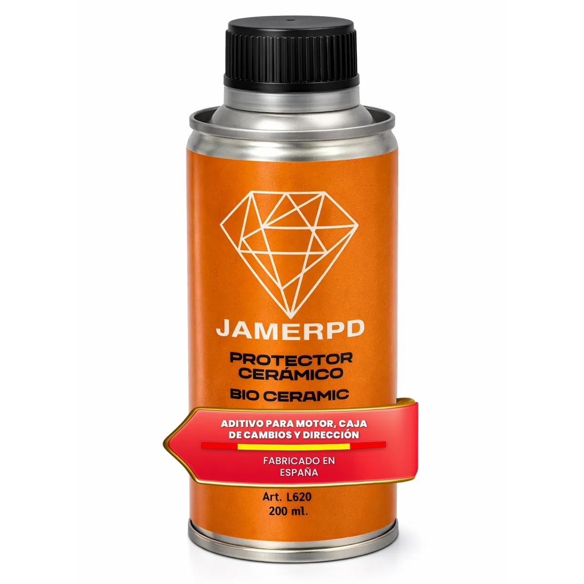 JAMERPD Protector Cerámico 200ml | Aditivo para Motor, Caja de Cambios y Dirección | Reduce Desgaste, Mejora Lubricación y Elimina Ruidos | Compatible con Diésel y Gasolina