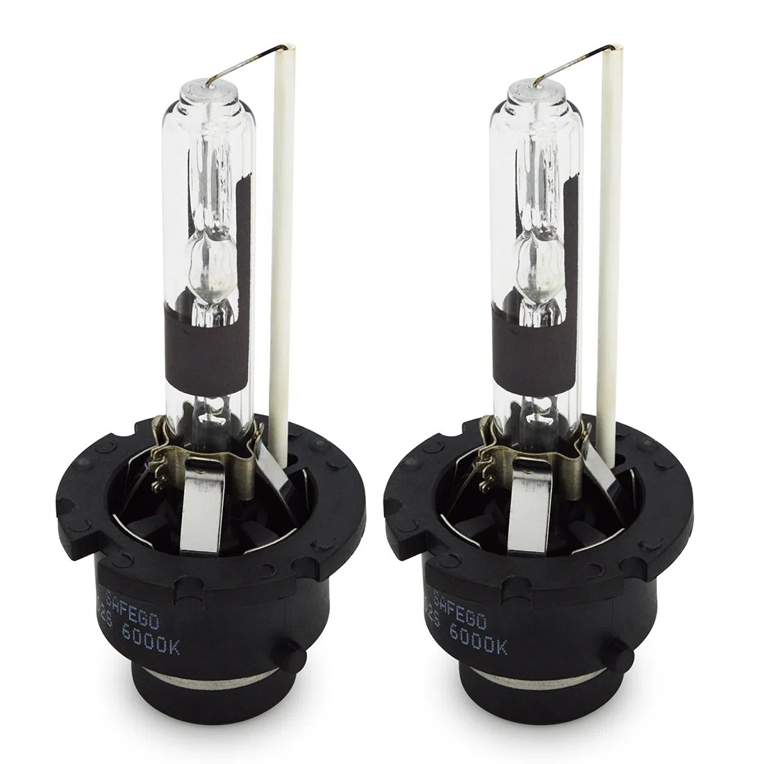 Safego 2X D2R Lámpara de Xenón de Faros Bombilla Hid Xenon Luz Luces de Coche para Coches Blanco Frio Ac 12V 35W 8000K