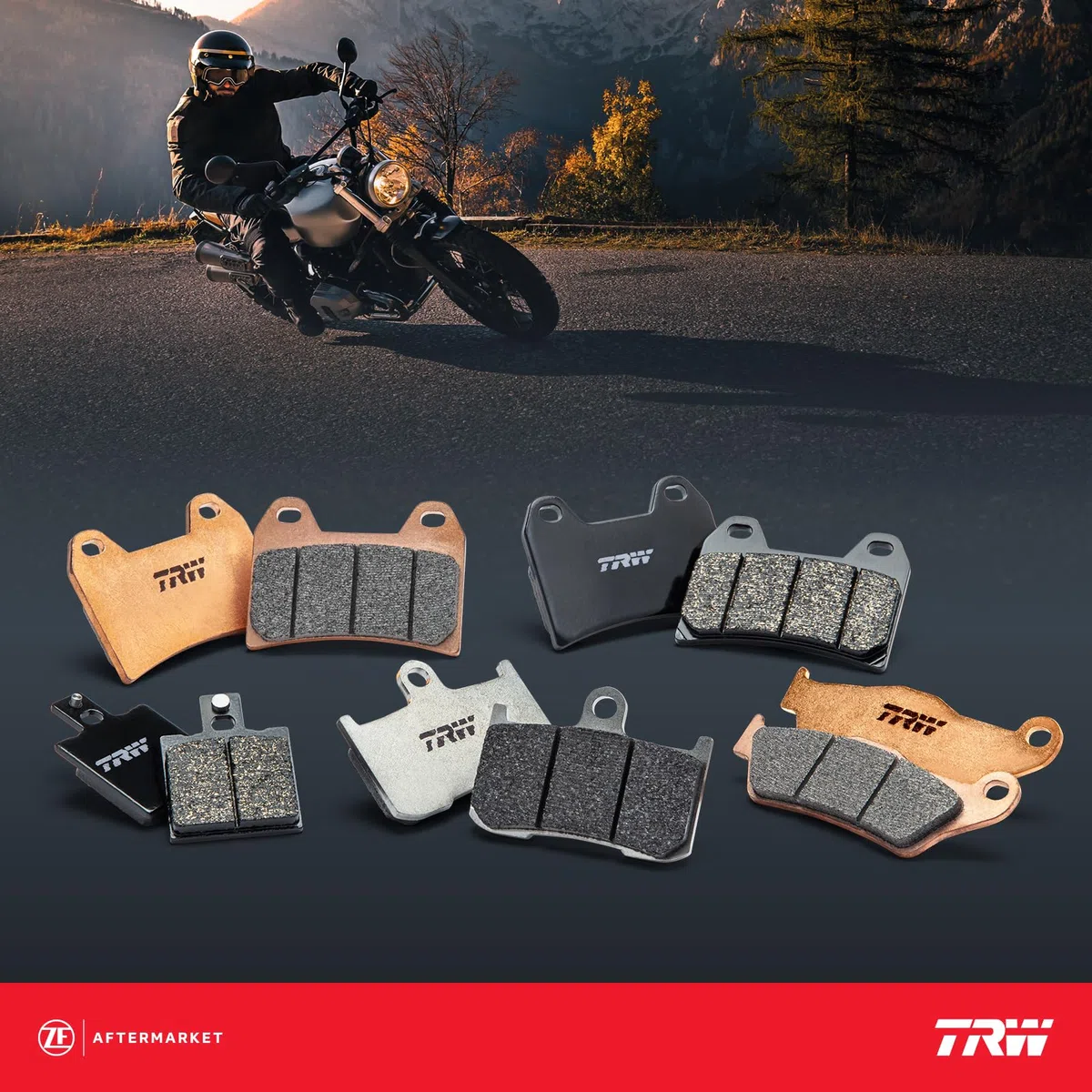 TRW MCB755SV Sinter Street Juego de Pastillas de Freno para Honda VFR Eje delantero y otras motos