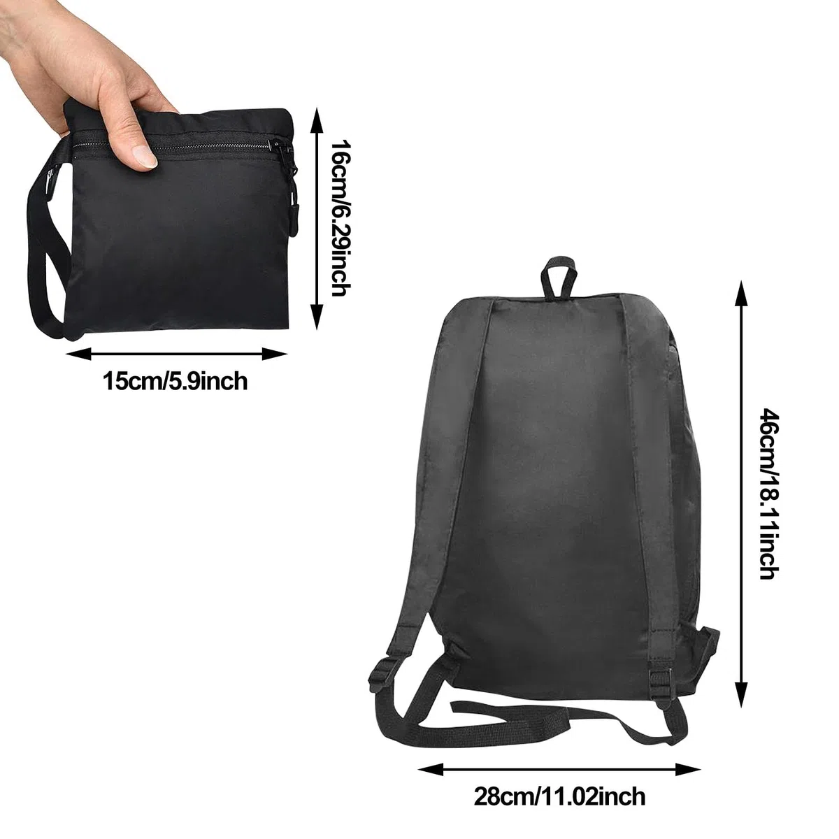 Elegante Mochila para Moto – de Almacenamiento Viaje con Gran Capacidad, Diseño Cremallera, Exterior Moderna