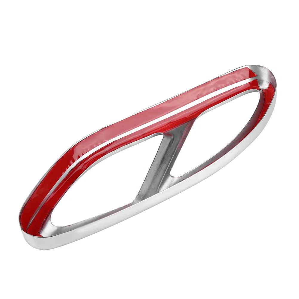 Cubierta de tubo de escape, 1 par de silenciador de escape, cubierta de tubo de cola para Mercedes Benz GLC C Clase E C207 Coupe 14-17(Plata)