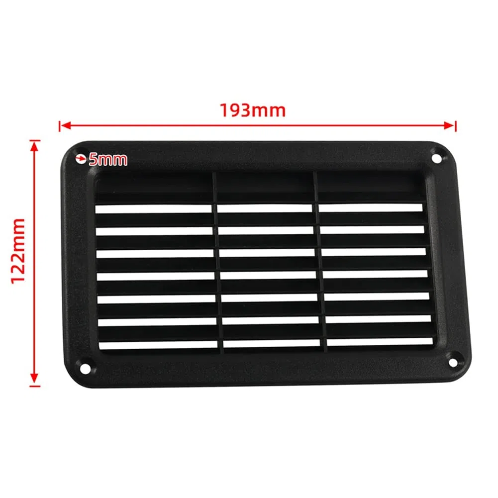 Panel de Ventilación de Aire para Caravana,MoreChioce Rectángulo Cubierta de Rejilla de Ventilación Cubierta de Parrilla de Aire Acondicionado con Conductos Cubierta de Rejilla de Ventilación de ABS