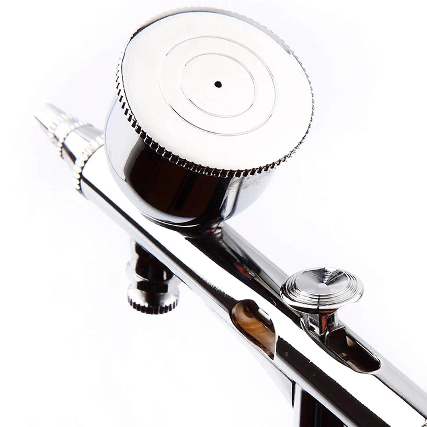 Fengda Pistóla de aerógrafo kit FE-180K con aguja/boquilla de 0,2/0,3 MM y tubo.