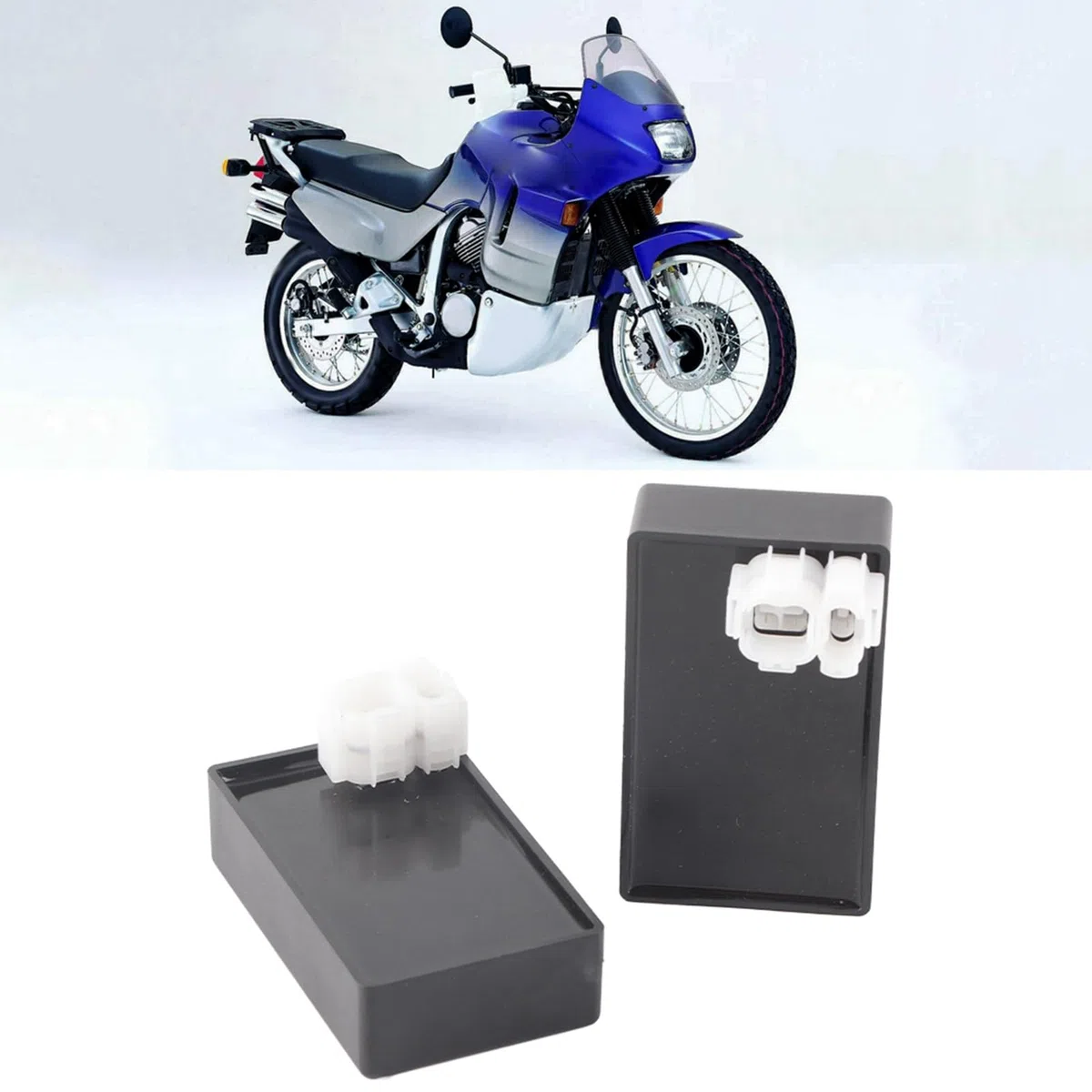Akozón Encendedor CDI, Encendedor Dual CDI Apto para Honda XL 600 V Transalp MS8 1989-1996 Apto para Honda XRV 650 Africa Twin 1988-1990