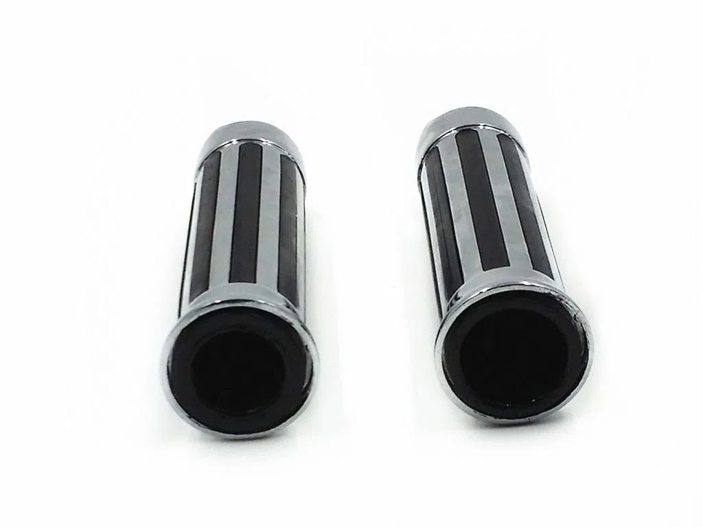 Puños de manillar de calavera de 25 mm para Cruiser Chopper personalizados.