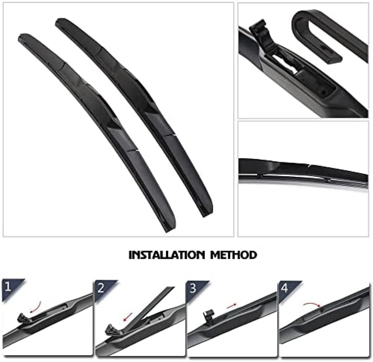 Juego de 2 escobillas limpiaparabrisas para Ventana Delantera de Coche, para Opel, para Insignia Hatchback 2008 2009 2010 2011 2012 2013 2014 2015 2016 2017 24 "+ 18" limpiaparabrisas