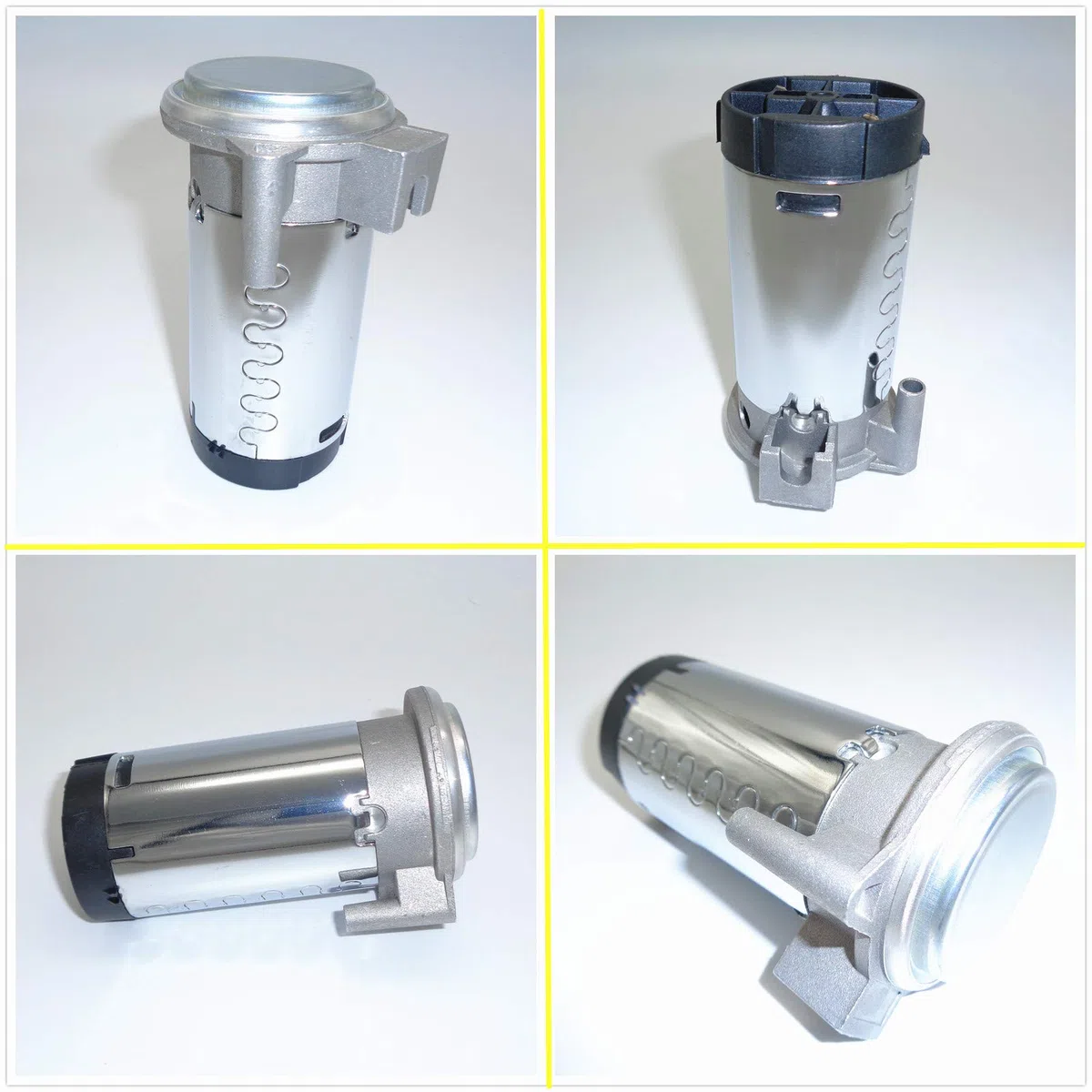 Bomba de aire de bocina Bomba de aire para automóvil Compresor de aire plateado Kit de bomba de aire Compresor cromado Air Pump para cualquier camión de bocina de aire de 24V camión barco etc