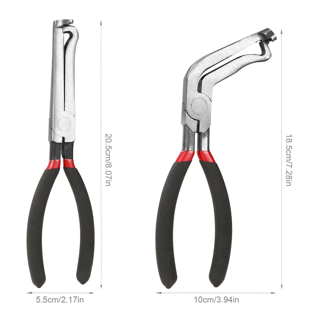 Lasuroa 2 piezas pinzas de desconexión antideslizantes, conector eléctrico automotriz de acero carbono para bujía