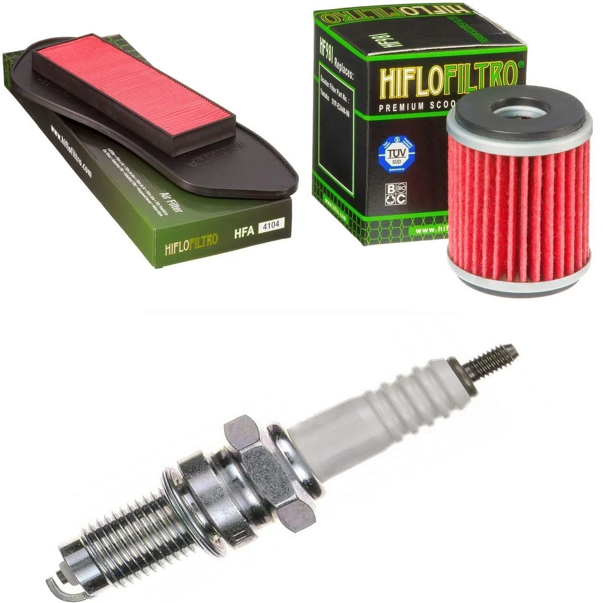 Filtro de aire, filtro de aceite, bujía, para YP 125 R X-Max, año de construcción 2006 – 2016, kit de mantenimiento
