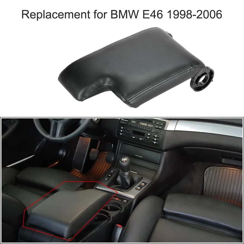 Reposabrazos Central Adecuado para BMW E46 1998-2006 Conductor Izquierdo