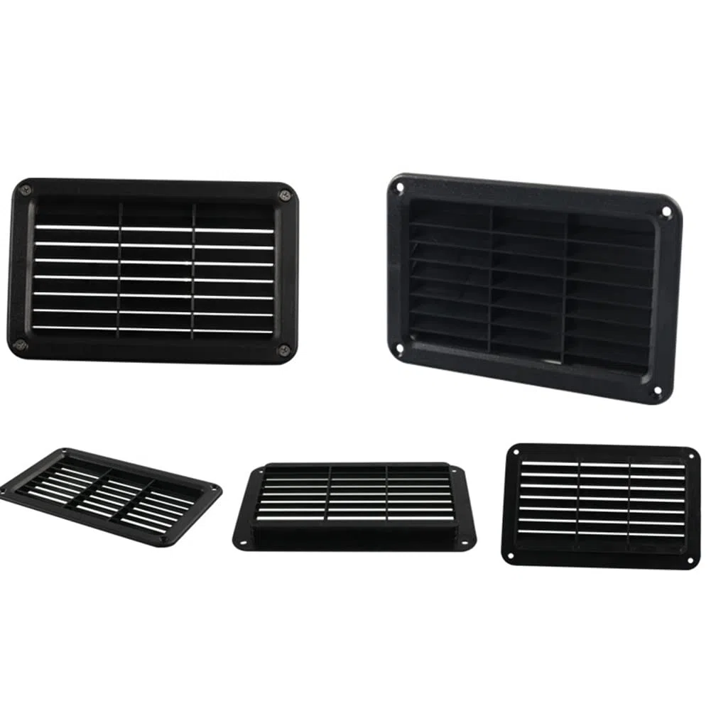 Panel de Ventilación de Aire para Caravana,MoreChioce Rectángulo Cubierta de Rejilla de Ventilación Cubierta de Parrilla de Aire Acondicionado con Conductos Cubierta de Rejilla de Ventilación de ABS