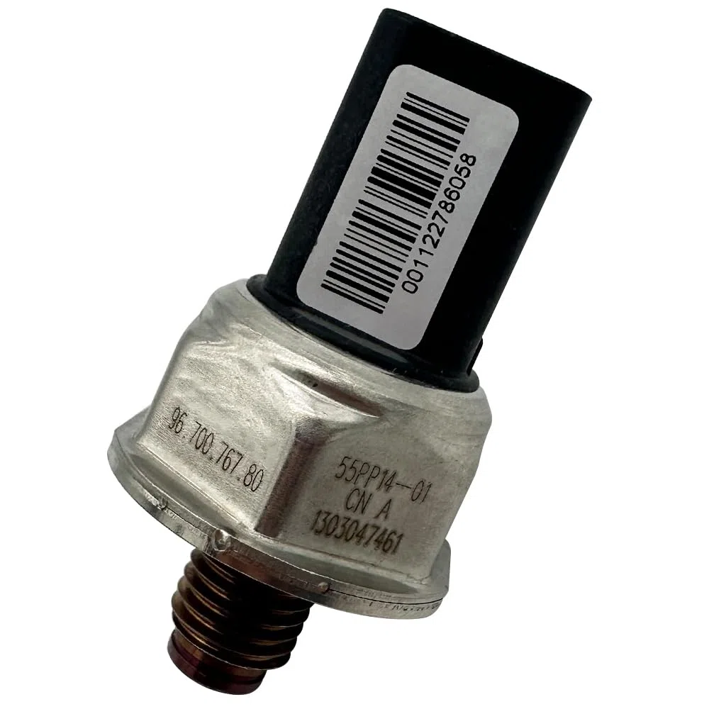 55PP14-01 9670076780 Tubo distribuidor de combustible Sensor de presión compatible con Renault Clio Fluence Grang Kangoo Megane Modus Twingo compatible con Citroen Berlingo C3 C4 C5 DS3 DS4