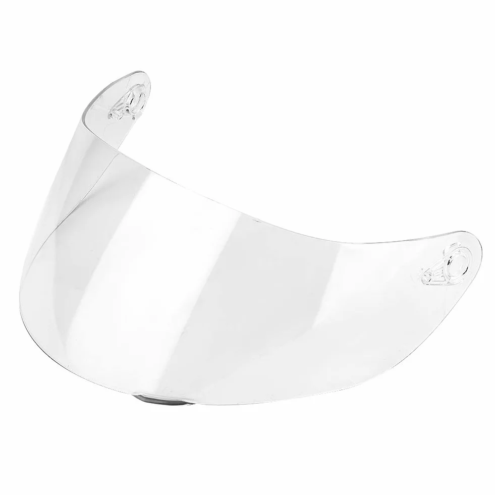 Akozon Protector de viento para motocicleta Visera de lente ajuste de cara completa Visor de lente de cara completa para AGV K1 K3 SV K5 K5-S(Transparente)