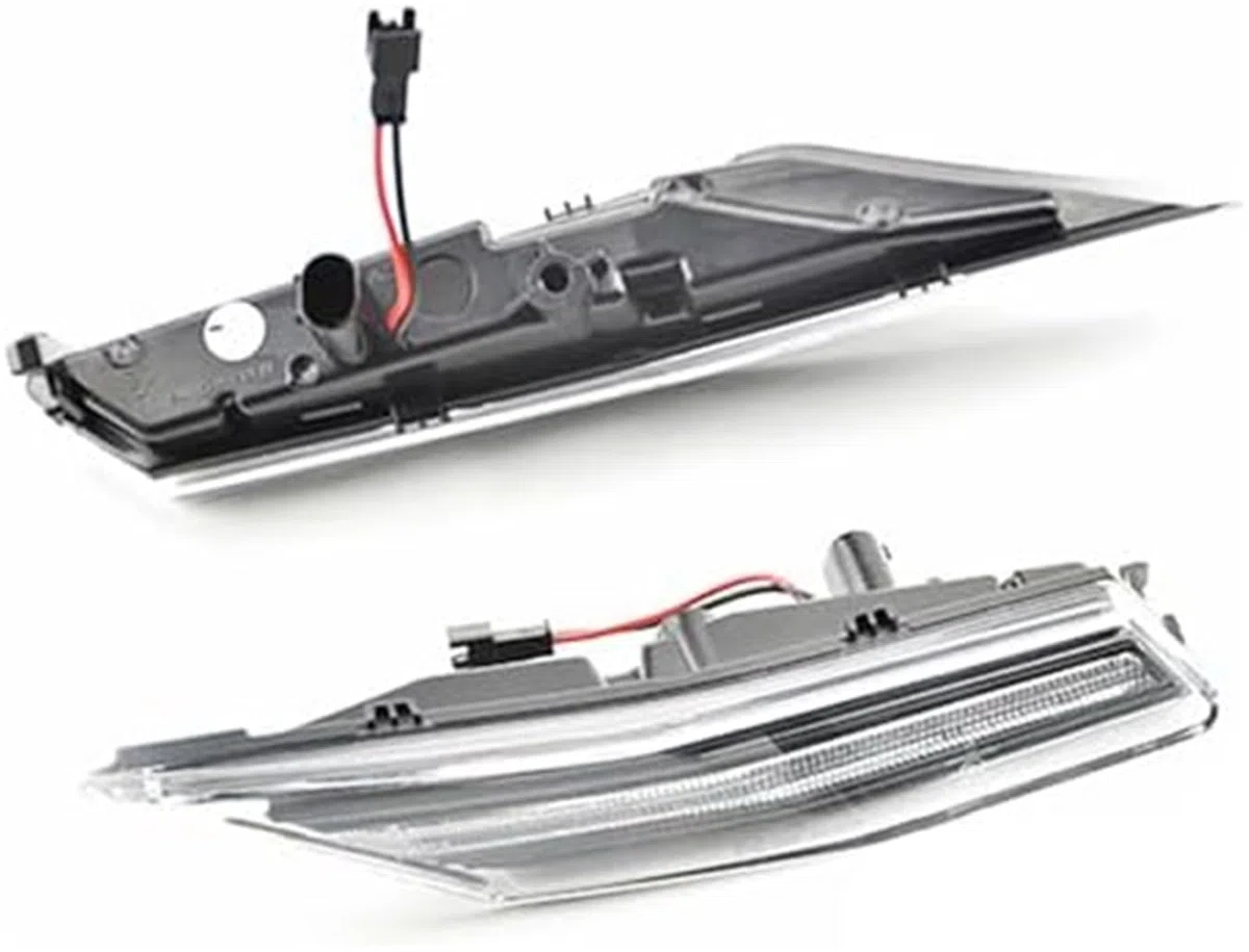 Marcador de guardabarros señal giro lateral dinámico secuencial, para Porsche Taycan Sedan 4S 2020 Indicador de señal de giro