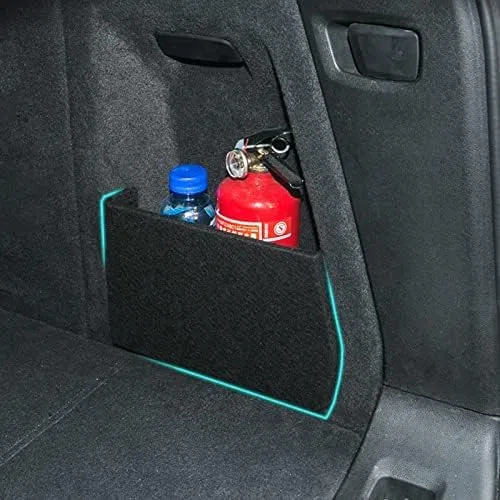 2Pcs Tablero Divisor Lateral Del Organizador Del Maletero Trasero Del Coche para X3 G01 2017 2018 2019 2020, Bolsas para Maletero del Coche, Fácil Instalación