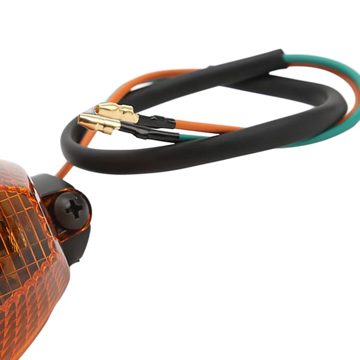 KIMISS 2 piezas de luz indicadora para moto, para DL 1000 y 650 VStrom, amarillo, intermitentes delanteros y traseros, repuesto de lámpara de señal