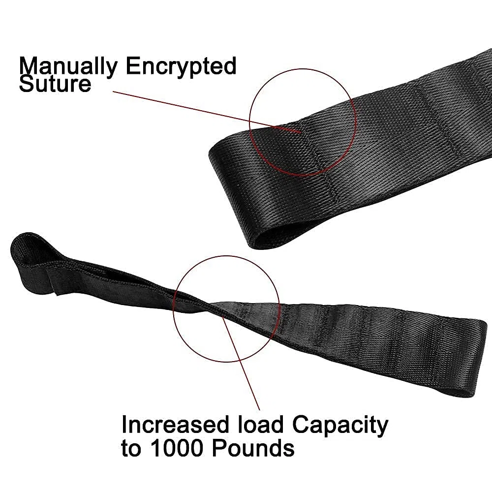 VOFONO 2 Correas de Repuesto de Nailon para Puerta de Coche, Resistentes y Resistentes, Ajustables y Resistentes para cinturón de Seguridad, Carga de 453,6 kg, Apto para Jeep Wrangler TJ JK JL CJ JKU