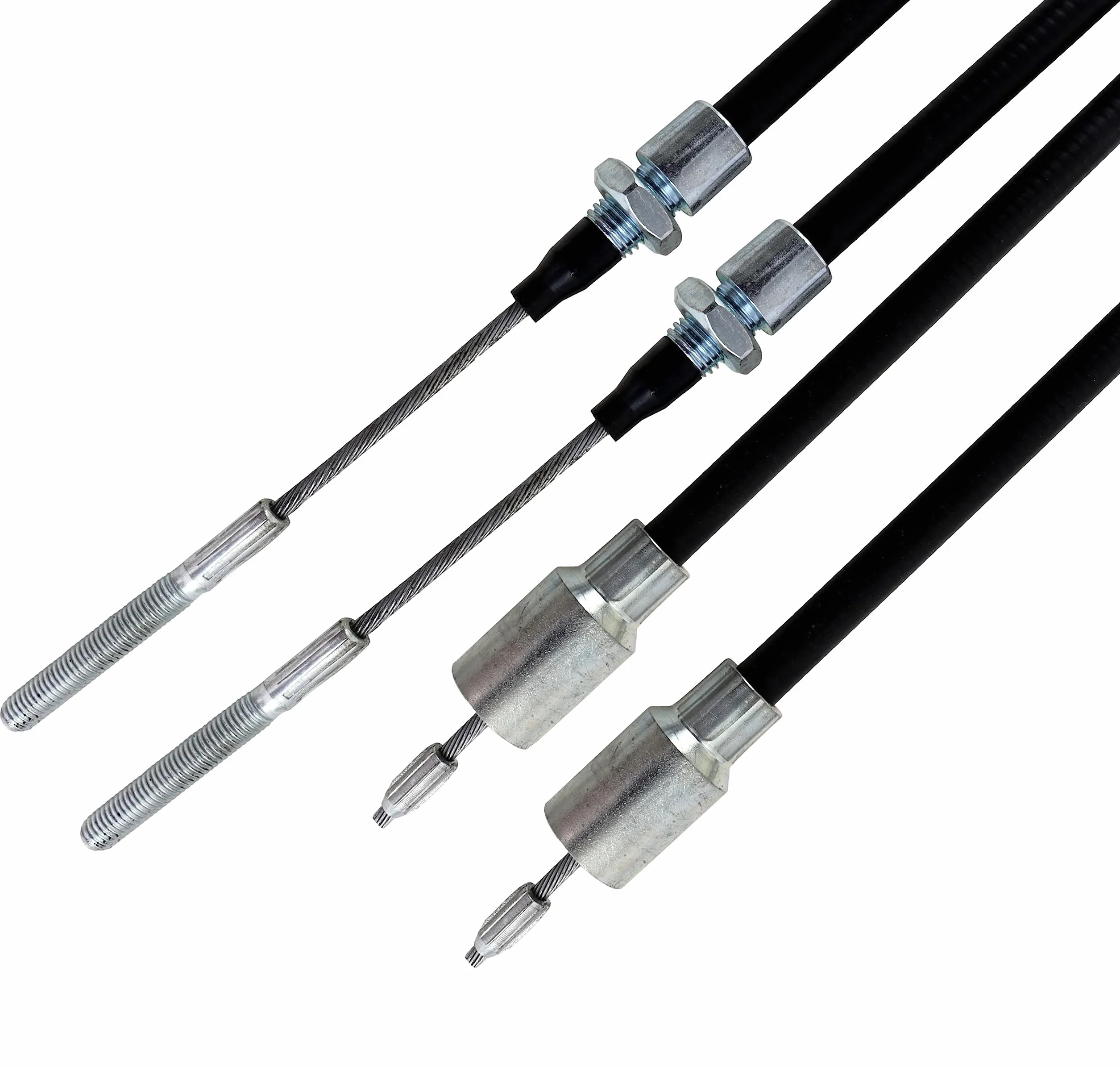 p4U 33921-1.18 - 2 Cables de Freno para Knott (Longitud Total: 1840 mm, Cable Bowden 20-2425/1)