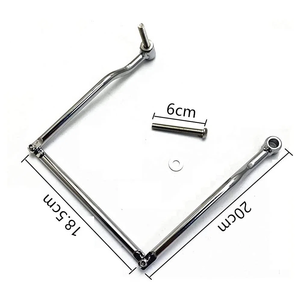 Universal Stainless Steel Motorcycle Saddlebag Side Support Bars Mounting Brackets Compatible