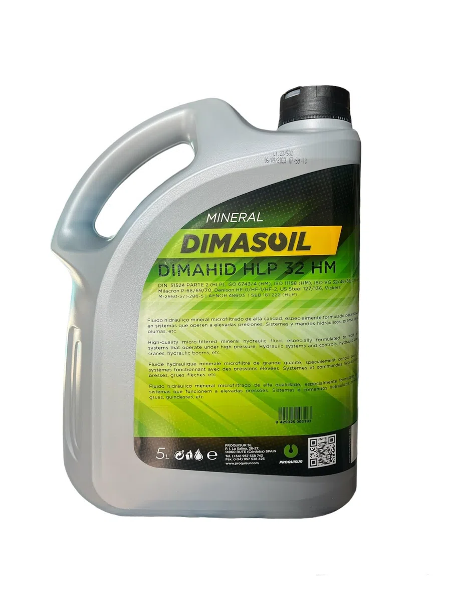 HLP-32 HYDRAULIC HV DIMASOIL (5L)