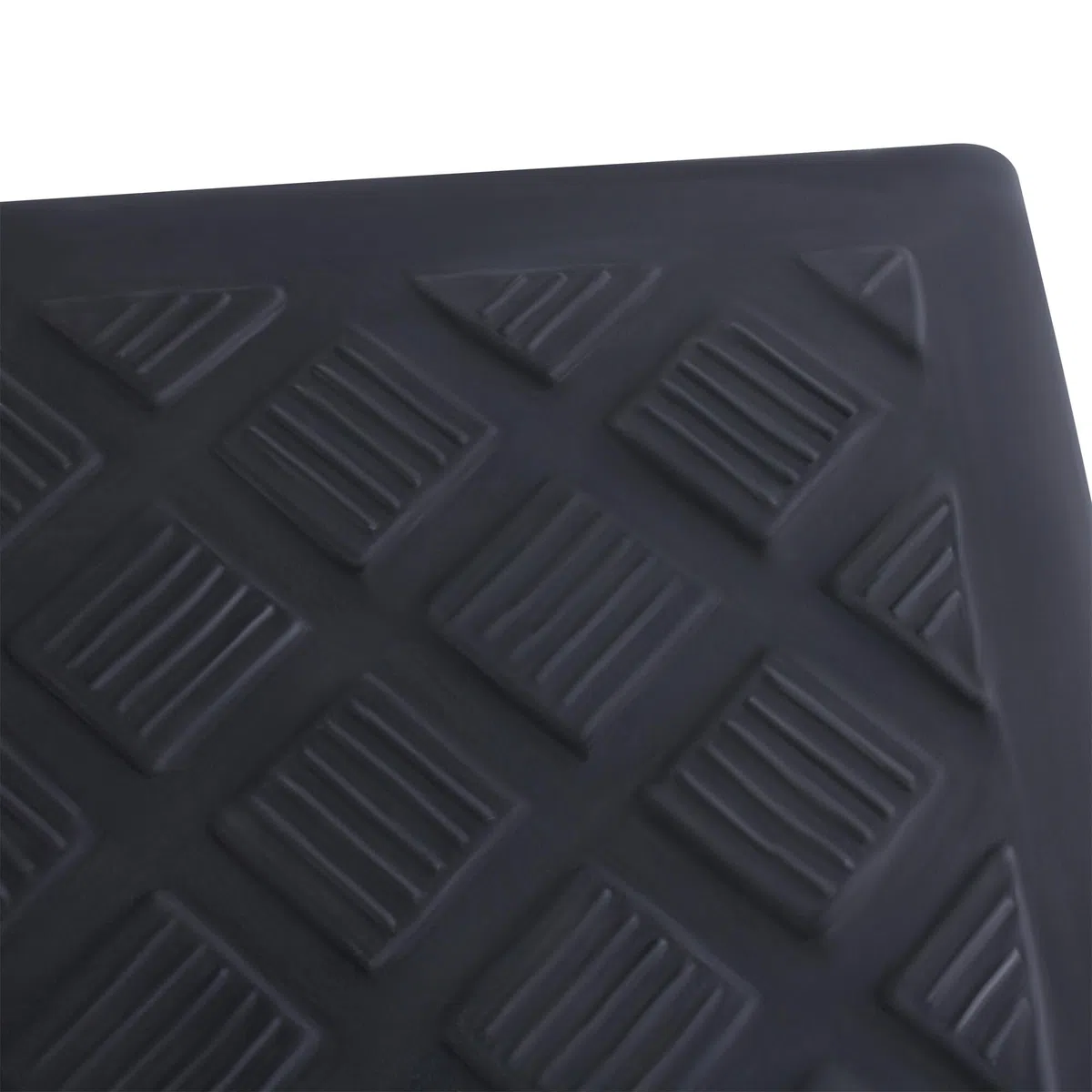 Rampas para bordillos, rampa de entrada de plástico con tornillos para coche, moto, silla de ruedas, andador, 50 x 27 x 9 cm