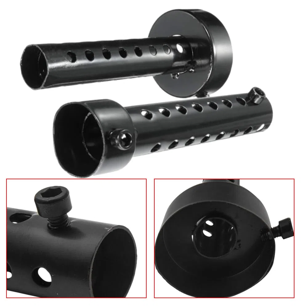 Riloer 2X Silenciador de Escape Universal para Motocicleta Baffle DB Killer Silenciador de Escape 48mm