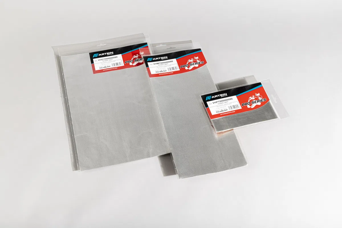 AE ARTEIN gaskets VHGT000000080 - Hoja GRANDE de protector térmico adh. fino de 0,80 mm (300 x 450 mm) del modelo TEFIBRAL 490HT
