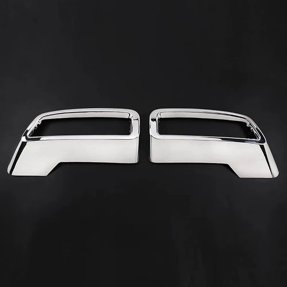 Autophoton Para 3008 5008 2017-2022 Silenciador de escape trasero Cubierta de tubo de extremo trasero Accesorios exteriores de coche Pegatinas de moldeo ABS 2 piezas