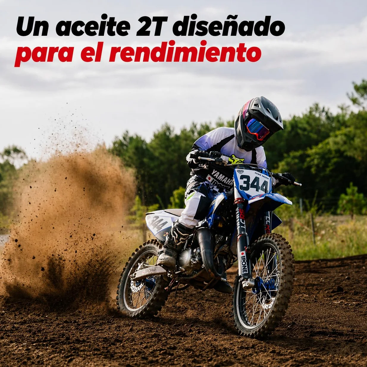 IPONE – Aceite de Motor para Moto 2 Tiempos Samouraï – Bidón dosificador 1 Litro - 100% sintético - Gama Sport - Altísimas prestaciones - Protección óptima del Motor - Uso Ocio y competición.