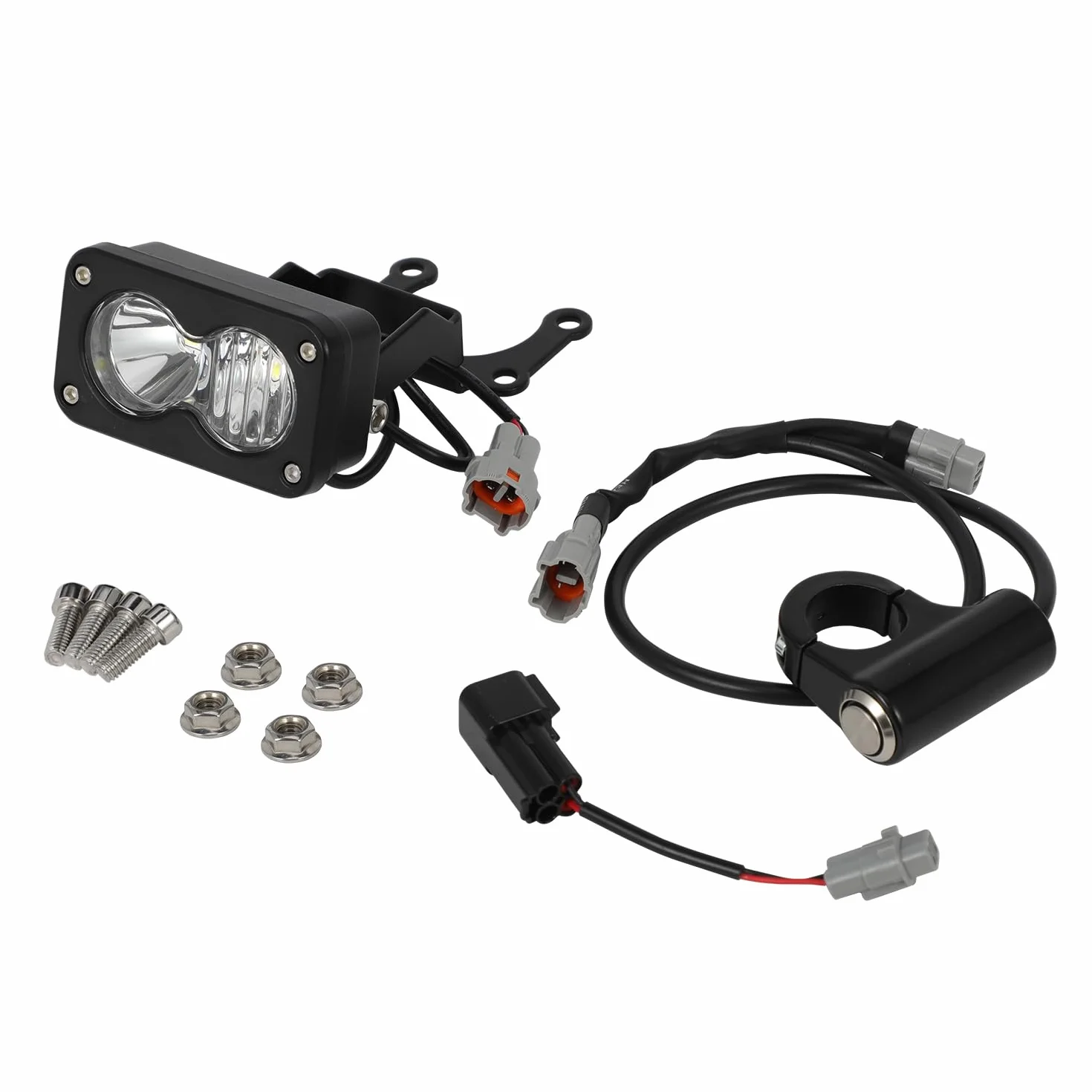 Faros Delanteros de Motocicleta Faros de Bicicleta de Cross para Surron Light Bee X/S con Interruptor Surron, luz Blanca