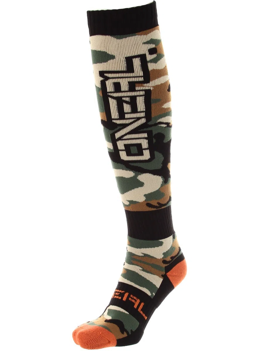 O`Neal Pro MX Sock WOODS CAMO Black/Green