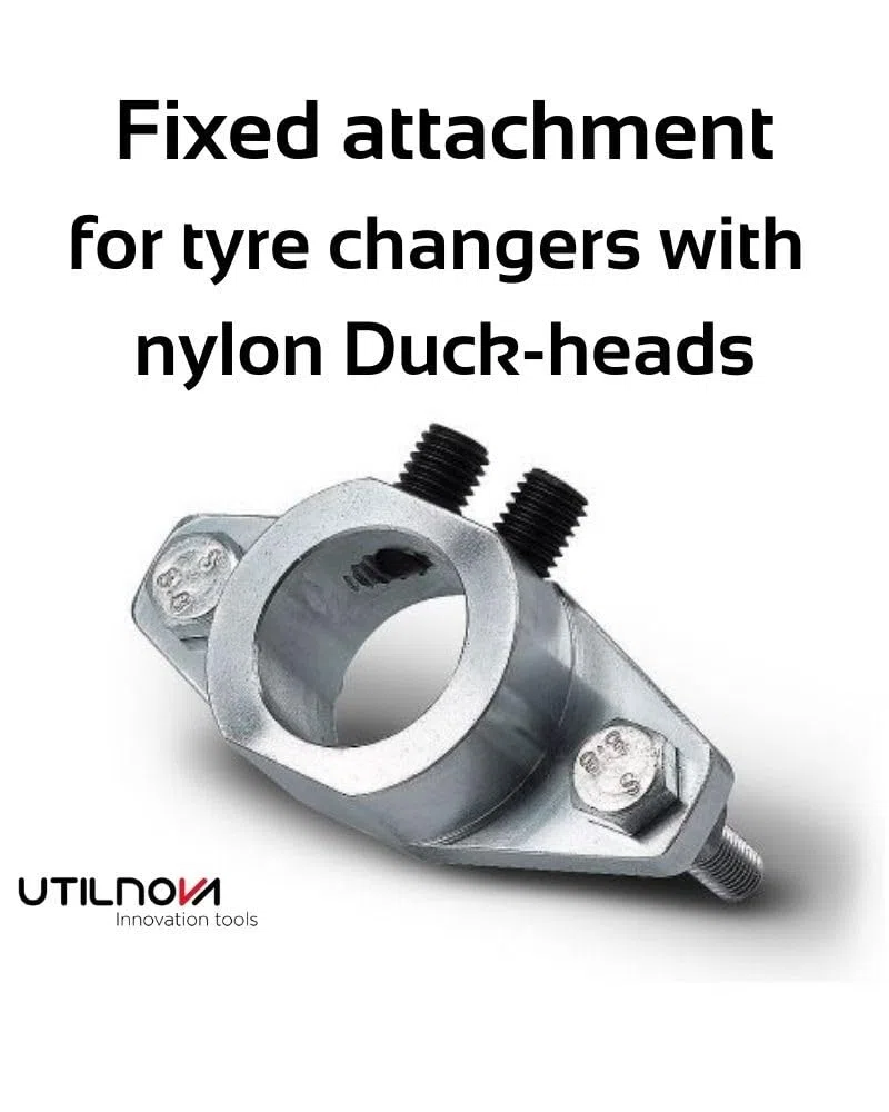 ACOPLE Adaptador para DESMONTADORA. Acople Fijo para uña de Nylon. Adaptador Universal Resistente Fabricado en Acero. para Llantas de Aluminio. Anclaje Fuerte y Seguro 29mm