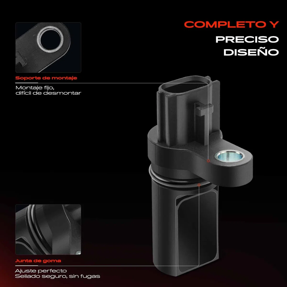 Frankberg Posición del cigüeñal Sensor del cigüeñal 3-Polos Compatible con 350 Z Coupé Z33 Pathfinder II R50 FX Murano I Z50 350 Z R.o.a.d.s.t.e.r Z33 Replace# 23731AL60C,917-707
