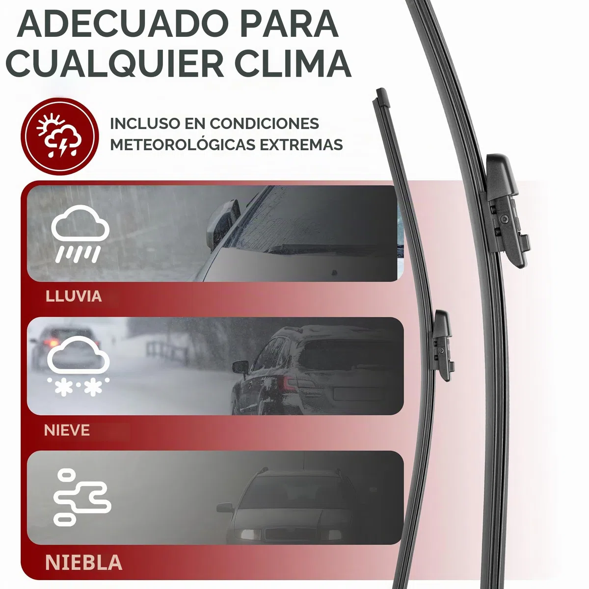 Recambo Limpiaparabrisas delantero y trasero compatible con Ford C-Max | año de fabricación 2007 2010 (juego de 3: 475 mm/650 mm/300 mm)