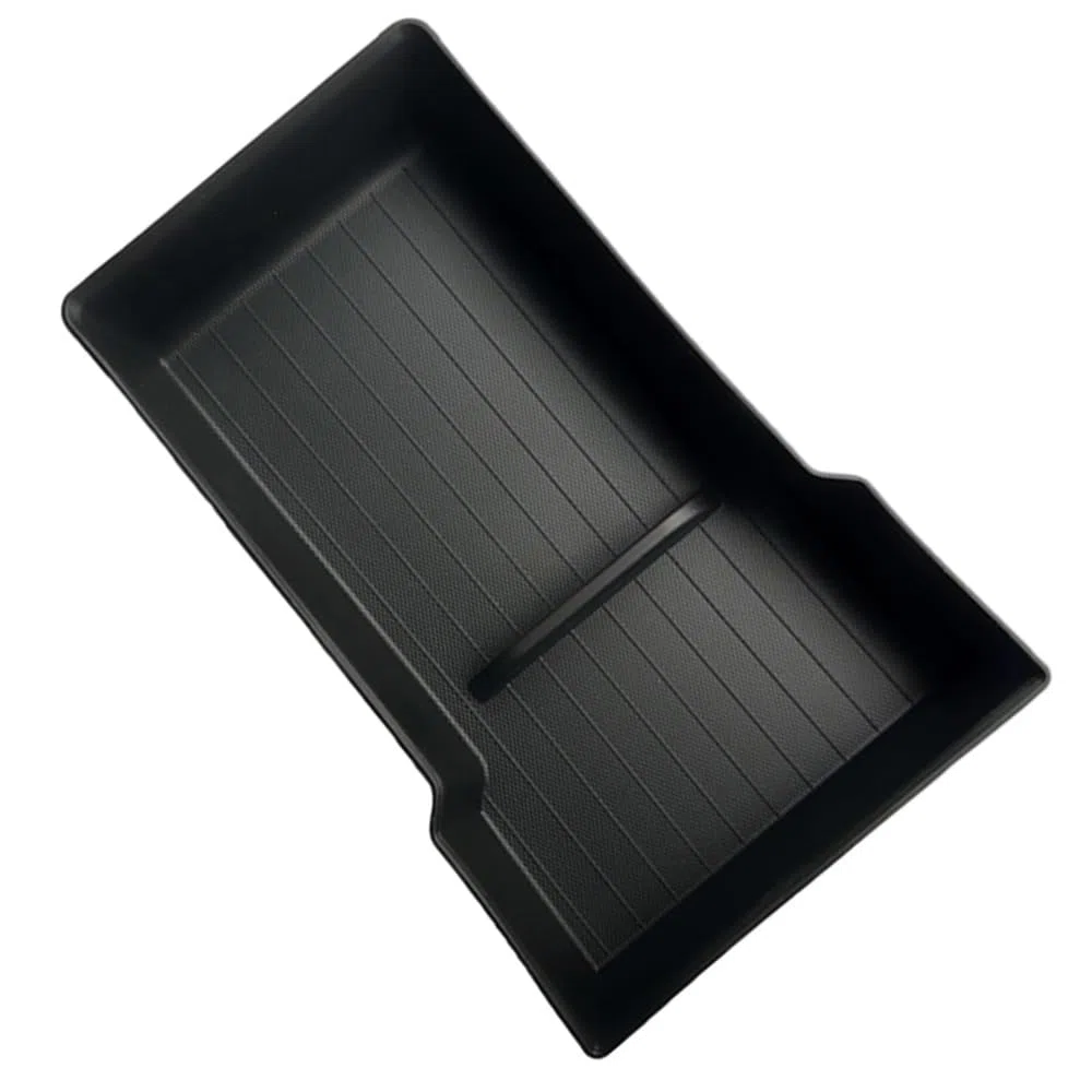 Riloer Tesla Model Y Accessories - Caja de almacenamiento para consola central de coche, bandeja organizadora interior compatible con Tesla Model Y Juniper 2025-2026