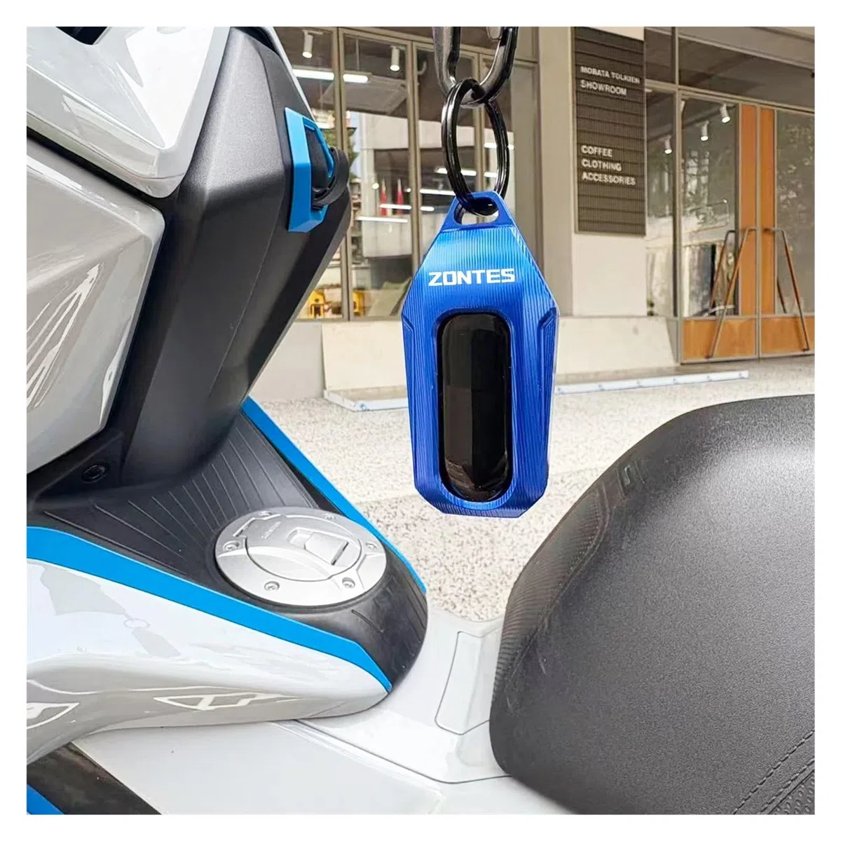 Carcasa protectora de llave de aleación de alumini Para ZONTES 368G 368E 368D 368M 368K 703F 703RR/R 2024-2026 350E/M Accesorios Para Motocicletas Funda Protectora Para Llaves Llavero