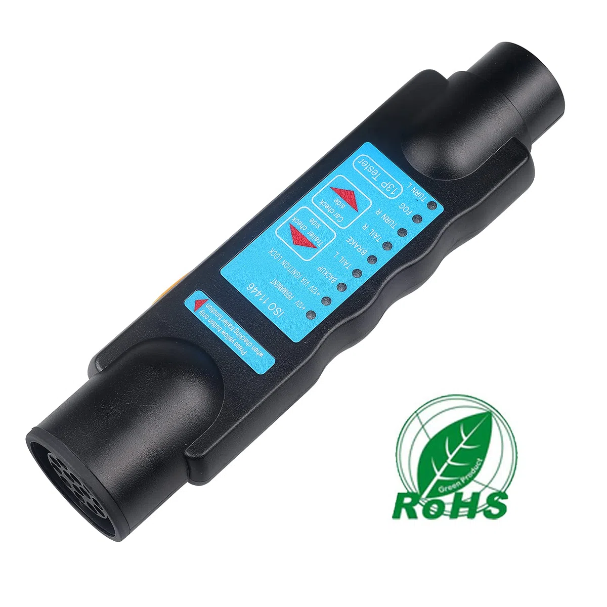 AOHEWEI 13 Pines Luces De Remolque Probador De Enchufe Y Zócalo 12v Herramienta Diagnóstico para Eléctricos Circuitos Cableado Conector Remolcar Coche Caravana