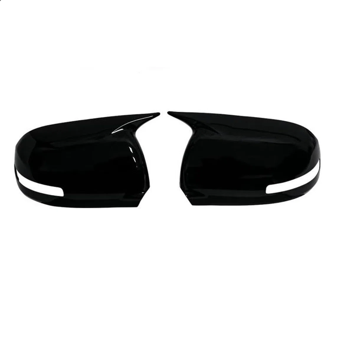 Carcasa De Espejo Retrovisor Lateral Cubierta De Espejo Retrovisor para Mitsubishi para ASX para Outlander (2013-2018), Repuesto De Tapa De Espejo Retrovisor Lateral. Tapa Cubierta(Negro 3)