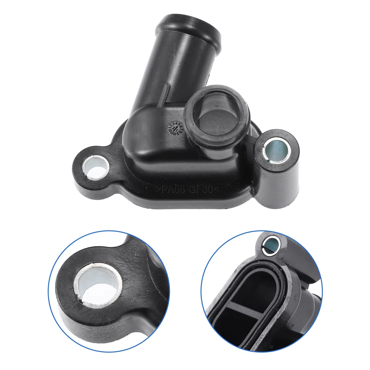 X AUTOHAUX Car Engine Coolant Thermostat Housing Assembly 059121506H for Audi A6 3.0L TDI V6 DIESEL A/T Quattro TDI Premium Plus Sedan 2014-2016