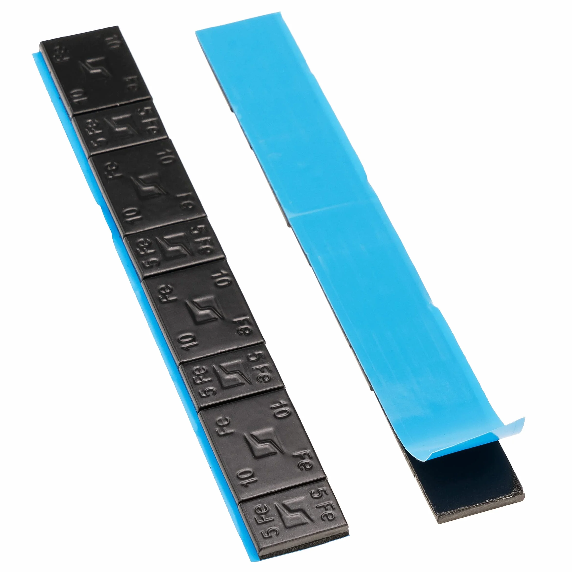 Stix 100x Klebegewichte para llantas de aluminio 5+10g, contrapesos negros, rieles adhesivos para llantas de automóviles, furgonetas y SUV