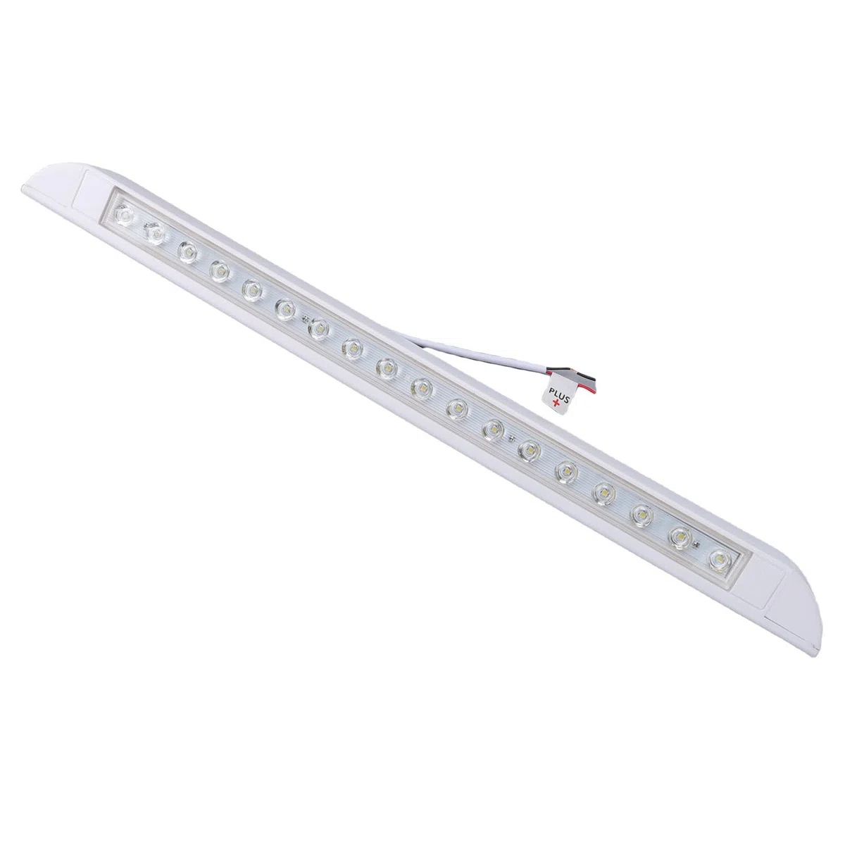 KIMISS Luz LED para Porche RV, 6000K, Blanco Frío, Diseño Delgado, Alto Brillo, 900LM, para Toldo, Camión, Remolque, Iluminación Exterior de 20 Pulgadas (Blanco Sin Interruptor)